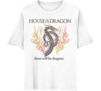 KVXSQLH Ho%u%se o%f TH%e Dr%a%gon There Will Be Dragons Mens and Womens Short Sleeve T-Tshirts Camisetas y Tops(X-Large)