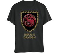 KVXSQLH Ho%u%se o%f TH%e Dr%a%gon Tshirts Camisetas y Tops Targaryen Sigil Shield Mens and Womens Short Sleeve T-Tshirts Camisetas y Tops(XX-Large)