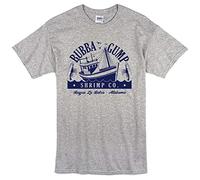KVXSQLH HPC Bubba Gump Shrimp T-Tshirts Camisetas y Tops Forest Gump Top Retro Film Movie Mens(Medium)