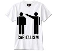 KVXSQLH T-Shirt Stop Capitalism Big Brother(X-Large)