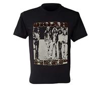 KVXSQLH Uriah Heep T-Shirt English Retro Men Retro Mick Box Berniehaw(Small)