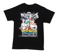 KVXSQLH Voltron Defender of The Universe Pilots Adult T-Shirt Black(Large)
