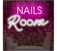 Kvyro Luz de neón Letreros de neón Decoración Letrero colgante Uñas Habitación