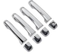 Kvyro manija de la puerta del coche Manija de puerta exterior izquierda automóvil, cubierta manija LX570, modificación(Prata)