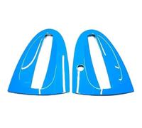 Kvyro manija de la puerta del coche Manijas de puerta exterior coche, cuencos decorativos cubiertas pegatinas colores para Smart 451