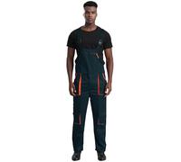 Kvysinly Mono para hombre con tirantes ajustables, sin mangas, con bolsillos multifunción, para artesanos, Verde Oscuro A, 4XL