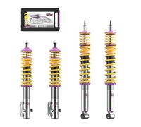 KW Suspensión Roscada V3 Inox Apto para VW Golf III Cabriolet [1E7] 35280004