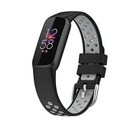 KW Tiggo Correa para Fitbit Luxe/fitbit luxe Special Edition Bandas De Correa Repuesto,Correas Reloj,Recambio Brazalete Correa Repuesto Strap Wristband para Fitbit Luxe Correas (Gris negro)
