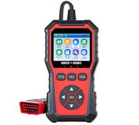 KW330 OBD2 Escáner Lector de código de falla del motor de coche Probador de batería, con datos en tiempo real, soporte de protocolo CAN, para vehículos asiáticos de EE. UU. UE 1996+