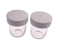 KW697736 Kenwood - Juego de 2 recipientes de cristal y tapa para robot de cocina AT320 (113431-5549)