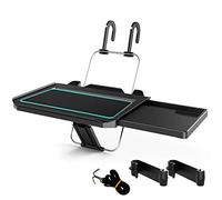 Kwak's Mesa Plegable para Coche,Tabla Multifuncional para el Coche,Soporte del Asiento Trasero del Volante,Bandeja de Comida en el Coche,Sostenedor de la Bebida,Soporte de Escritorio