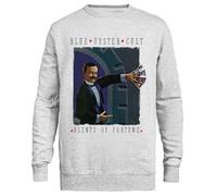 Kwantees Blue Ã-Yster Cult Agent of Fortune Sudadera Unisex Gris Cuello Redondo Ecológica