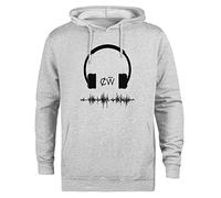 Kwantees Charlotte De Witte Logo Chaqueta con Capucha Ecológica Unisex Gris