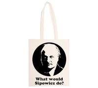 Kwantees What Would Sipowcz Do Bolsa Tote Beige Unisex Bolsa Ecológica Unisex Beige Totebag Eco-Friendly Bag