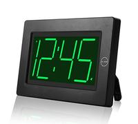 KWANWA Reloj de Pared LED Digital Pantalla Grande de 3 '' con Pilas/con alimentación Solamente
