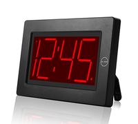 KWANWA Relojes y despertadores Reloj de Pared Digital LED con Pantalla Grande de 3 ''