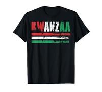 Kwanzaa Matunda Ya Kwanza Distressed Rojo Blanco Verde Camiseta