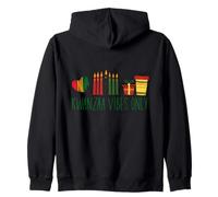 Kwanzaa Vibes Only tee Kwanzaa, Orgullo afroamericano Sudadera con Capucha