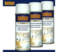 Kwasny Belton Basic 3 x 400 ML Universal-Grundierung Blanco Spray Perfecto Suelo