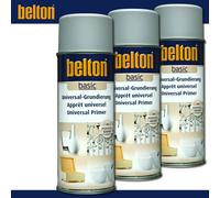 Kwasny Belton Basic 3 x 400 ML Rostschutz-Grundierung Beige
