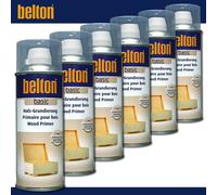 Kwasny Belton Basic 6 X 400 Ml Imprimación En Spray De Madera