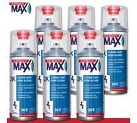 Kwasny SprayMax 2K Barniz Transparente Mate 6 x 400 ml Spray