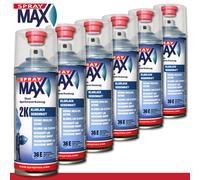 Kwasny SprayMax 6 x 400 ML 2K Barniz Acabado Satinado Muy Resistente Intemperie