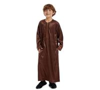 Kwatieh Conjunto de bata tradicional árabe del Islam Thobe, estilo étnico de Dubái, disfraz nacional árabe de Thobe F528