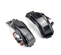 KWAYA Intermitentes Dinamicos Para Skoda para Fabia 2014 2015 2016 2017 2018 2019 para Rapid 2017-2020 indicador de espejo lateral tipo alerón luz LED de señal de giro dinámica La Señal Giro