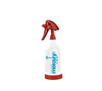 Kwazar Botella pulverizadora Mercury Super Pro + con junta Viton, color rojo, 1,0 litros, color blanco/rojo, 10,4 x 10,4 x 35 cm, pulverización ajustable, soporte seguro