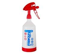 Kwazar - Botella pulverizadora Mercury Super Pro+ con sistema 360 y cabezal pulverizador de doble acción rojo, 1 l
