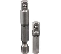 'KWB 105210 CV Llave adaptador 2 piezas 150210 (ISO 1173, cuadrado, grabación de 1/4), 0 W, 0 V