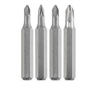 KWB 4 puntas 28 mm Pz microbits 128140 (espiga 4 mm, TQ 60, con tiras de sujeción de acero), 0 W, 0 V