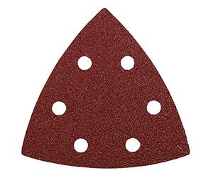 KWB 49492804 - Pack de 5 abrasivos triangulos (6 AGU, 96 x 96 x 96 mm, GR 40, sistema Quick-Stock)