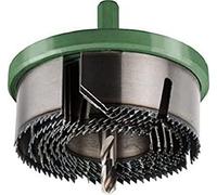 KWB 49498720 Sierra circular de corona AKKU-TOP, 7 anillos de sierra para taladros y destornilladores inalámbricos, portabrocas de 13 mm adecuado