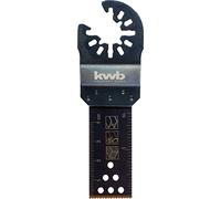 KWB 49709252 - Hoja de sierra de inmersión (22 mm, dentado japones, universal a todas las multi-herramientas, Akku-Top)