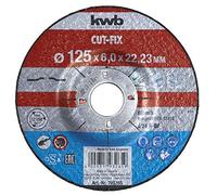 KWB 49793265 - Discos desbaste Cut-Fix (metal, 125 x 6 x 22 mm)