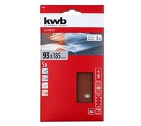 KWB 5 Patines de lija 186X93mm GR180