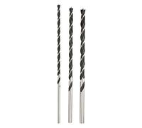 KWB-511890 - Juego de barrenas para madera, vigas, 6, 8 y 10 mm, longitud total: 250 mm, longitud de trabajo 155 mm, 3 piezas