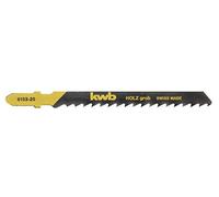 Kwb 6103-20 - Cuchillas jigsaw - para trabajar la madera, de dientes especial punción, solo vástago estirón,