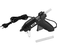 kwb 989490 Pistola de pegamento caliente 11 mm incl. barras de pegamento, pistola de pegamento para manualidades, oficina, etc., 20 vatios, tiempo de calentamiento 3-5 min., máx. 195°