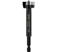 kwb Broca Forstner de 22 mm de diámetro (para madera, cabeza forjada, afilado especial, agujeros rápidos y sin desgarros, punta central rectificada en 4 lados, para destornilladores y taladros