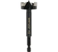 kwb Broca Forstner de 30 mm de diámetro (para madera, cabeza forjada, afilado especial, agujeros rápidos y sin desgarros, punta central rectificada en 4 lados, para destornilladores y taladros