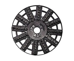 kwb by Einhell - Cepillo abrasivo de acero, accesorio para sistema de procesamiento de pared (180 mm de diámetro, unido para trabajar el hormigón o eliminar restos de papel pintado, apto para sistema