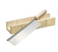 kwb Caja de corte con sierra fina de 250 mm, para cortes angulares en listones de madera y similares.