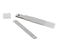 kwb Cuchillas de corte de 9 mm para cúter 022990 (10 unidades, muy afiladas, en práctica caja dispensadora)