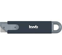 KWB Cuchillo de seguridad con automático tischem Cuchilla retráctil nutzbare, formato de bolsillo, de 4 caras de la hoja, 1 pieza, 013000