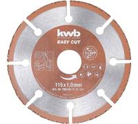 KWB - Disco de corte HM para madera y clavo 115x22,23mm