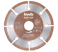 kwb Easy-Cut - Disco de corte universal de carburo cementado (115 mm x 1 mm, disco flexible para diversos materiales, orificio de 22,23 mm, 115 mm)