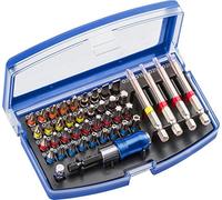 KWB Einhell 49118695 Juego 42 puntas Portapuntas de acero S2 Caja de plástico